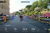 cycling app view Bkool