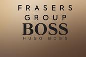 Company logos Frasers Group x Hugo Boss