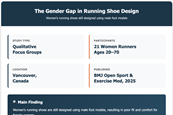 “If a shoe had been designed from a woman’s foot, would I be running without getting the injuries?”