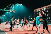 Sport pitch urban area