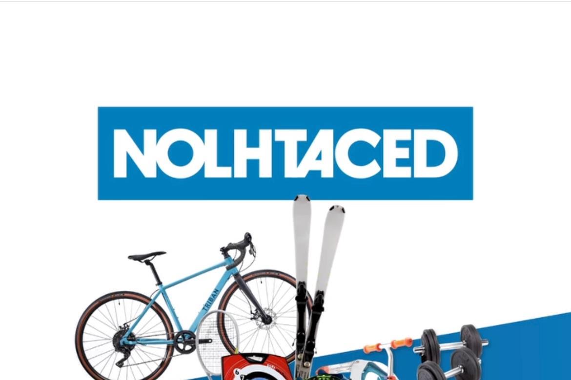 Decathlon reverses its name to 'NOLHTACED' in 3 Belgian cities