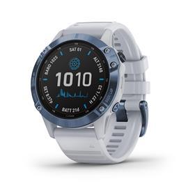 Garmin_fenix 6 Pro Solar Steinweiss blau (2)
