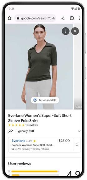 Google's new try-on tool