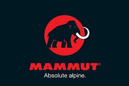 mammut logo red on black