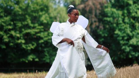 Naomi Osaka photoshooting x Nike x Kimono