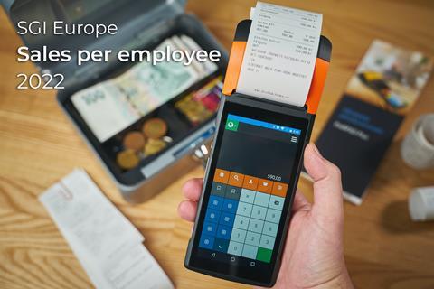 Sales per employee index