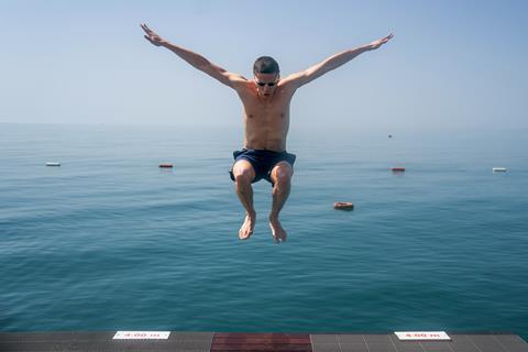 David Popovici Romanian Olympic Champion in the 200m freestyle