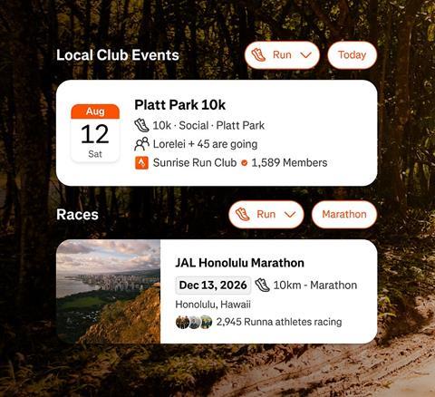 Strava Adds Race and Club Event Discovery