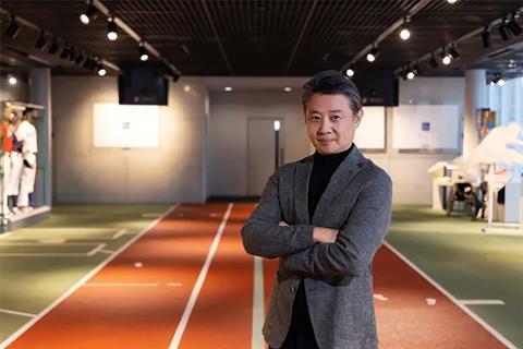 Asics President Mitsuyuki Tominaga