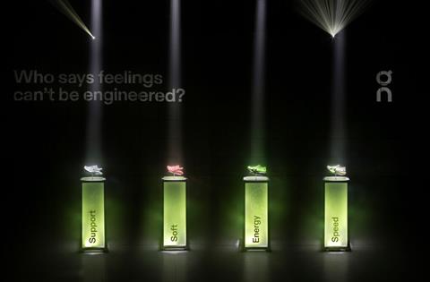 Physical sensations: soft, support, energy and speed