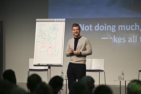 Wolfgang Jenewein at the Aurubis_Leadership Summit 2025, Aurubis Hamburg