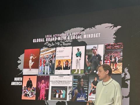 Adidas CEO Bjørn Gulden during the main press conference 2025