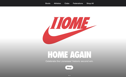Nike Shop Screenshot