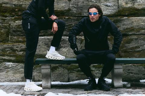 On x Kith head to toe