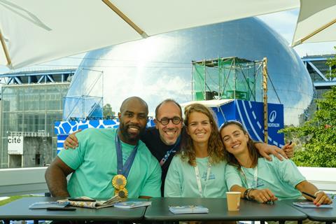 DECATHLON TEDDY RINER - YOHANN DINIZ -CLAIRE BOVE-LAURA TARENTOLA