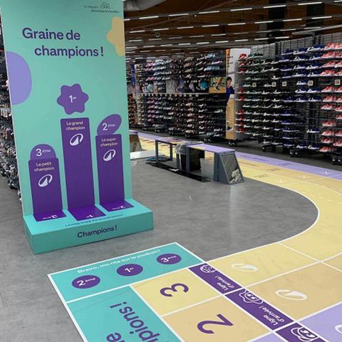 Decathlon experiential store concept in Herblay, Paris