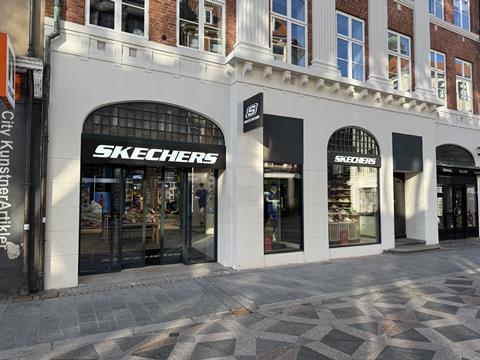 The new Skechers flagship retail store in Copenhagen, April 2026