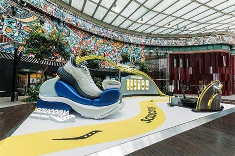 “Saucony Run As One Hub” pop-up experience zone