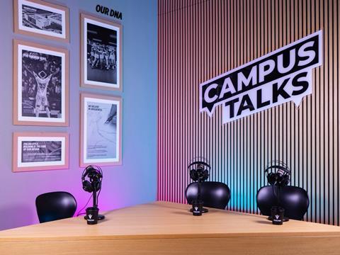 Macron Campus, podcast studio